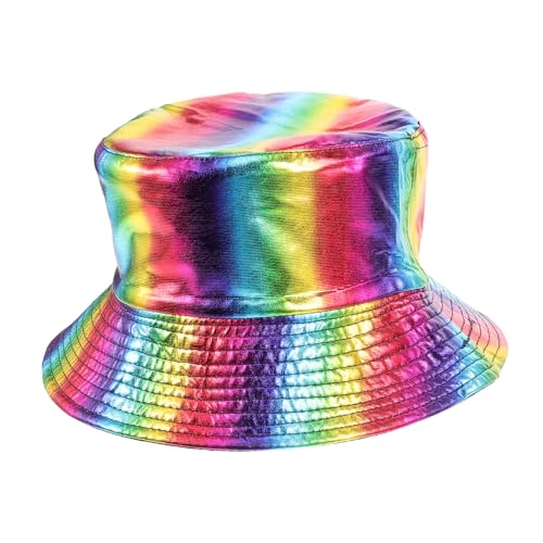 Chapeau de plage à large bord style arc-en-ciel lot de 4 homme