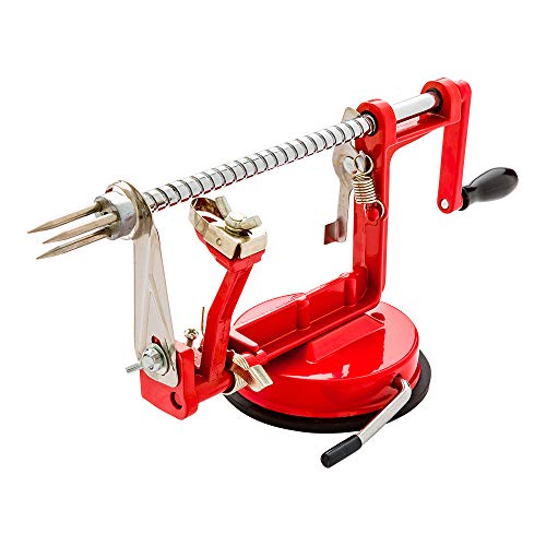 Restaurantware Met Lux Apple Peeler Slicer Corer, 1 Heavy-Duty Apple Machine - With Suction Base, Durable, Stainless Steel Apple Peeler, For Apples, Potatoes, or Pears, Adjustable Blade - Thumbnail 2