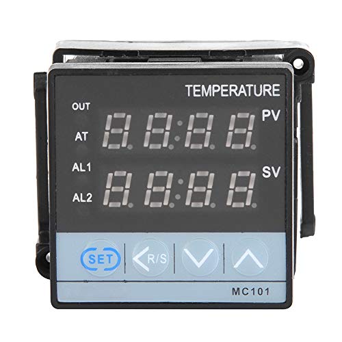 Respicefinem Pid Controller Digital Pid Temperature Controller Relay SSR Output 48mmx48mm Heat Detector Intelligent Temperature Controller Set