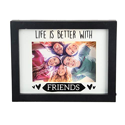 Northlight LED Lighted Life Is Better With Friends Matted Picture Frame - 4