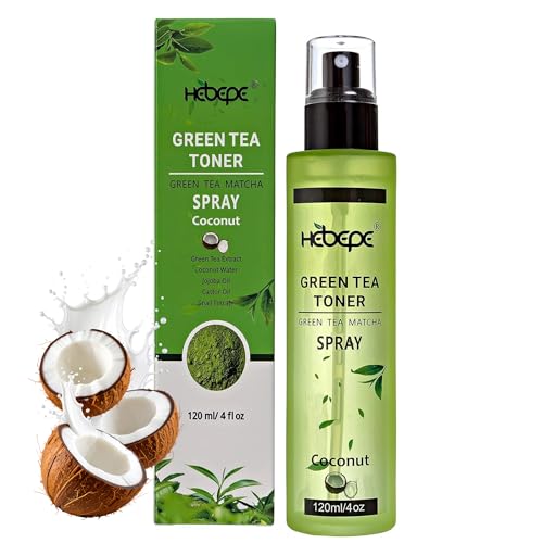 Matcha Facial Toner Mist With Coconut Water, Refreshing, And