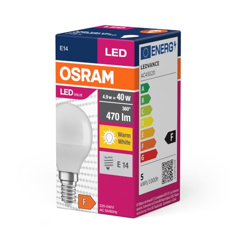 Ampoule Osram Lampe LED Value Classic P chaud E14 4058075147898 comme E14 470 lm 10x - vue 3