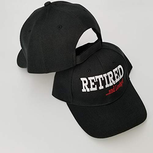 Retired And Loving It Black Cap And Bumper Sticker, Retirement Party Gift #TOP3