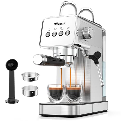 Ollygrin 20-Bar Espresso Machine with Steam Wand