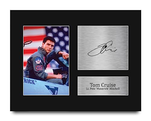 HWC Trading Tom Cruise Top Gun Maverick Gifts Printed Signed Autograph Picture for Movie Memorabilia Fans - US Letter Size