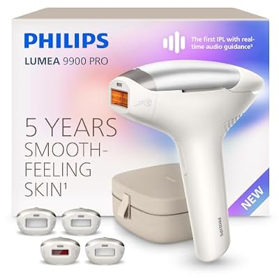 Philips Lumea 9900 Pro IPL Hair Removal Device for Long-Lasting Smooth Skin