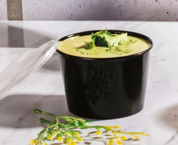 500 ML Round Leakproof Container with Lid – Black Color, Food-Grade Reusable Plastic, Ideal for Food Storage, Packing & Takeaway, Set of 20 (20 Containers + 20 Lids)