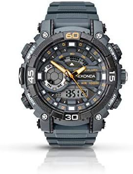Sekonda Men’s Analogue Digital Watch, 49mm Plastic Case and Strap