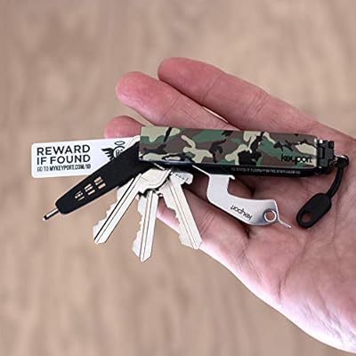 Keyport Mini Pen - Premium Small EDC Pen - Tiny Flat Pen Designed for Key Organizers, Key Holders & Key Cases - Take Notes Anywhere - Uses Replaceable Troika Micro Ballpoint Pen Refills (Black Ink)