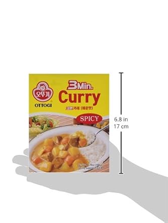 Ottogi Instant Curry Sauce, Hot, 6.7 Ounce