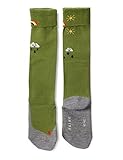 Blickdichte, einfarbige besonders bequeme Thermo Socken bei Regen, zum Schlitten fahren, Schneewanderungen, zur Schule, Fahrrad, Outdoor Sport, draußen sowie für Gummistiefel und Schneeschuhe; Stricksocken drücken nicht durch flache Naht an den Zehen; ideale Kniestrümpfe mit mittelstarker Polsterung für hohen Schutz und ausgewogenen Schuhkontakt ohne nasse Füße für den Winter und für längere Tragedauern; Atmungsaktiver Strumpf für Kleinkinder, Kinder, Jungen, Mädchen und Teenager perfekt als Geschenk zu Weihnachten, Ostern oder Geburtstag
