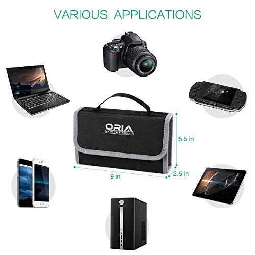 ORIA Precision Screwdriver Set, 86 in 1 Magnetic Repair Tool Kit, Screwdriver Kit with Portable Bag for Game Console, Tablet, PC, Macbook and Other Electronics, Black