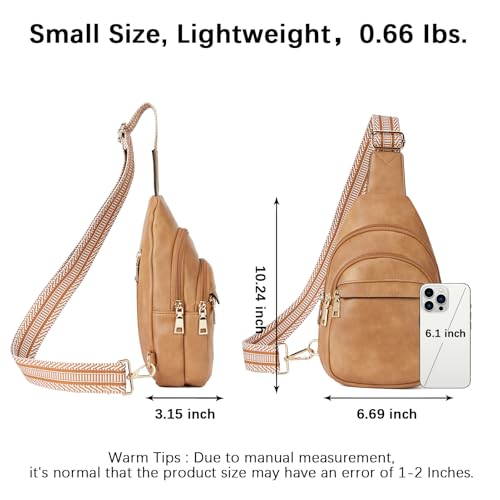 image for BOSTANTEN Small Sling Bag for Women Leather Crossbody Bags Fanny Pack 