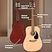 Fender Dreadnought Acoustic Guitar - Natural Bundle with Gig Bag, Tuner, Strings, Picks, and Austin Bazaar Instructional DVD