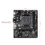 ASRock B550M-HDV Socket AM4 Micro-ATX Motherboard, Supports AMD Ryzen 5000/4000/3000 Series Processors, DDR4 4733+(OC), PCIe 4.0, Gigabit LAN - Image 2