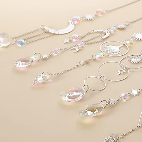 image for Worgree Sun Catchers, 6 Pieces Colorful Suncatchers Decorative Hanging
