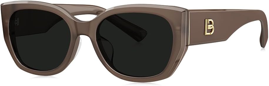 BOLON Women Trendy Cat Eye Polarized Sunglasses, Exclusive Eyewear Brand of EssilorLuxottica