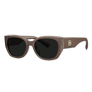 BOLON Women Trendy Cat Eye Polarized Sunglasses Exclusive Eyewear Brand of EssilorLuxottica
