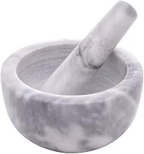 Conjunto Pilão e Socador de Mármore Marin 12cm x 6cm - Lyor