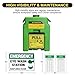 14-Gallon Portable Eye Wash Station OSHA-Approved, Includes Station Sign and 2 Inspection Tags, Wall Mount Eyewash Station, Emergency Eye Washing Station, First Aid Eye Wash Units for Workplace Safety