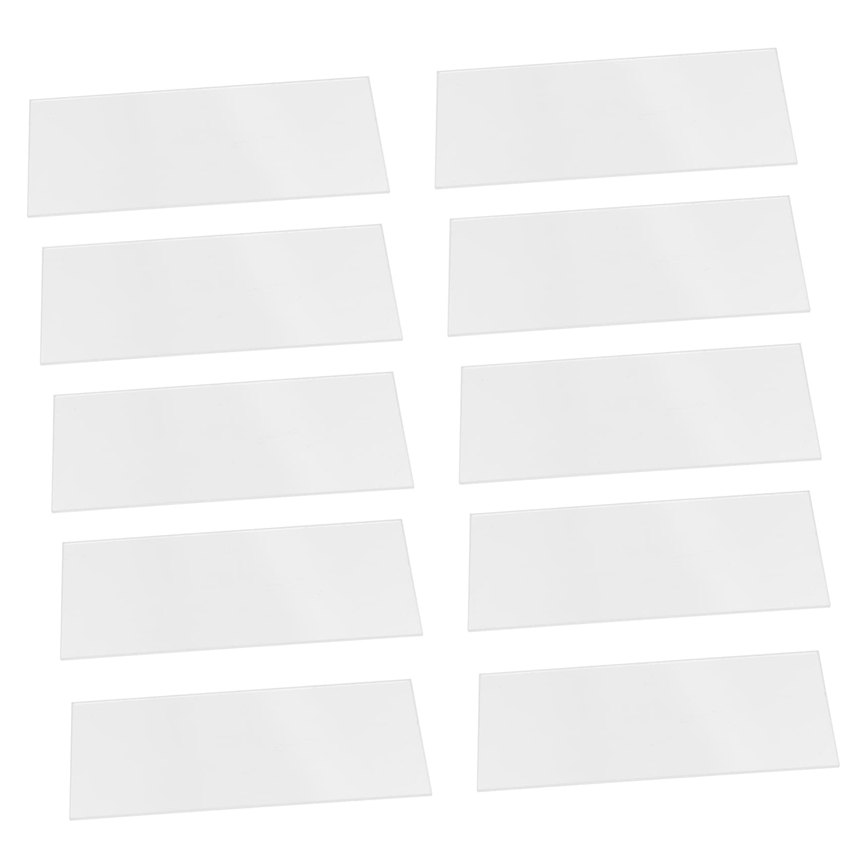 KOCKSHION 20pcs Clear Acrylic Tabletop Signs Reusable Name Cards for Weddings Events and Parties DIY Table Decoration for Reception Displays and Seat Assignments