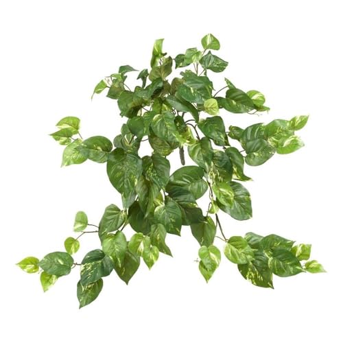 Nearly Natural 30IN Pothos Hanging Plants, Set of Three (3) Fake Bushes for Indoor Home Décor, Faux Vines for Wall or Hanging