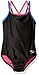 Speedo Girls Crossback One Piece Swimsuit, Size 10, Speedo Black
