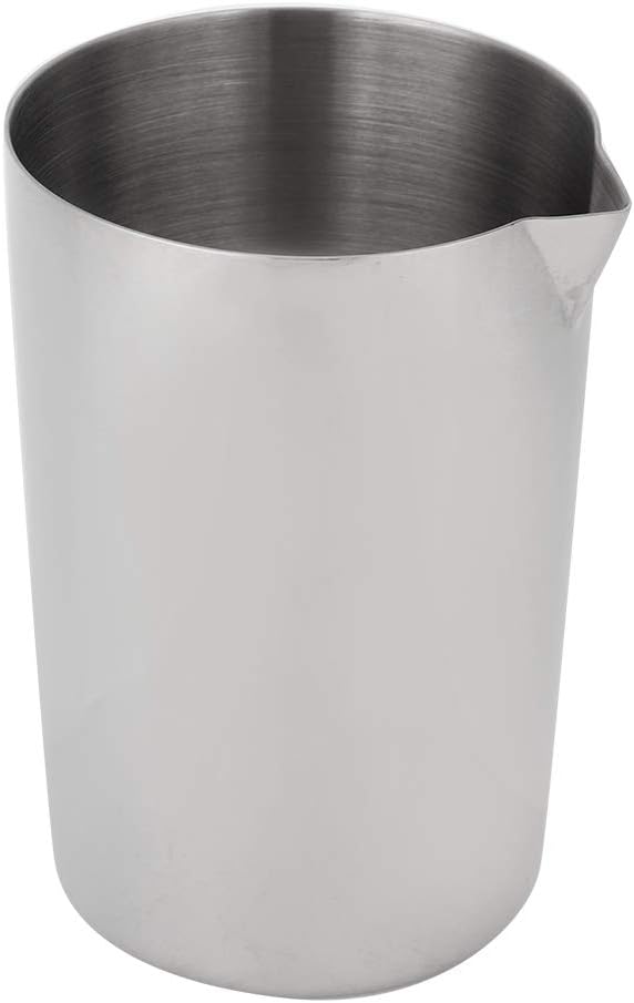 AUNMASSilver Cocktail Shaker Tin, 500ml Stainless Steel Mixing Glass Cocktail Shaker Mixer Drink DIY Tools for Home Wedding Party