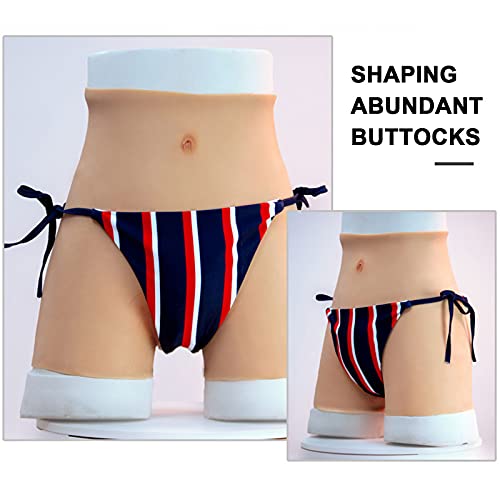 WQCZ Roupa íntima realista de vagina falsa calcinhas boxer de silicone para cosplay Drag Queen Cross