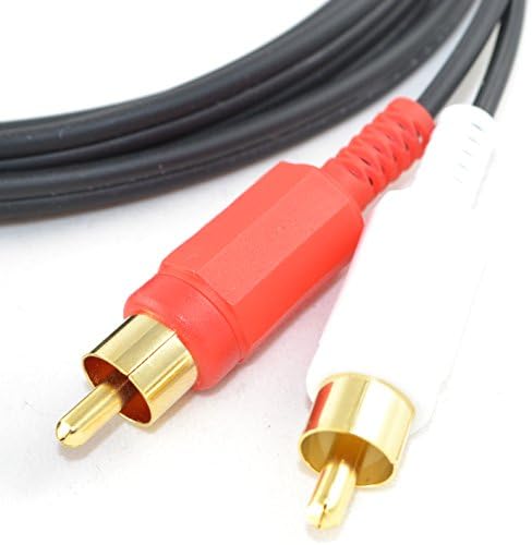 5 Pin DIN to 2 x RCA Phono Plugs Gold 1 Metre Interconnect Cable for Naim/B&O by CoolNovelties