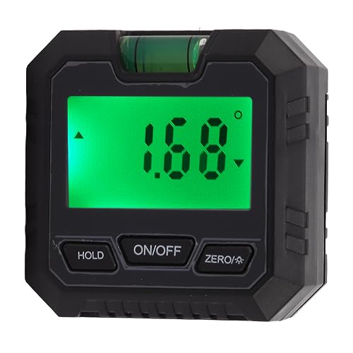 Medidor de ángulo digital con base magnética ABS miniatura 4