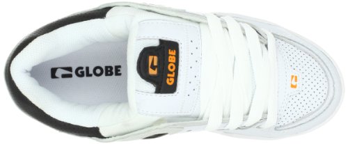 Image of Globe Mens Fusion Skate Shoes, White /Grey /Orange, 14 M US