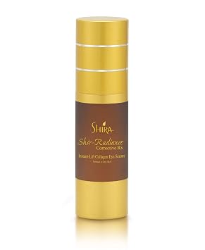 Shira Shir Radiance Corrective RX Instant-Lift Collagen Light-Weight Eye Serum Reduces Dark Circles Dullness Fine Lines and Wrinkles 30ml