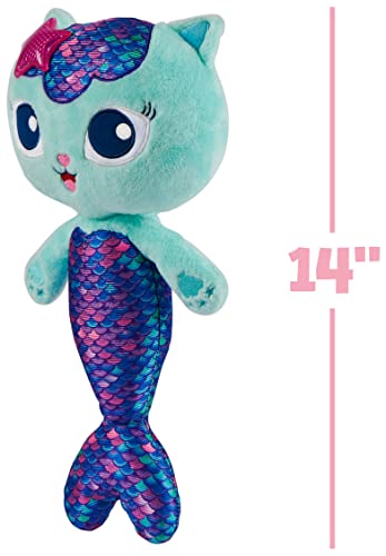 Gabby’s Dollhouse, 14-Inch Interactive Talking Mercat Plush Kids Toys With Lights, Music And Phrases Stuffed Animals For Girls And Boys Ages 3 And Up #TOP3