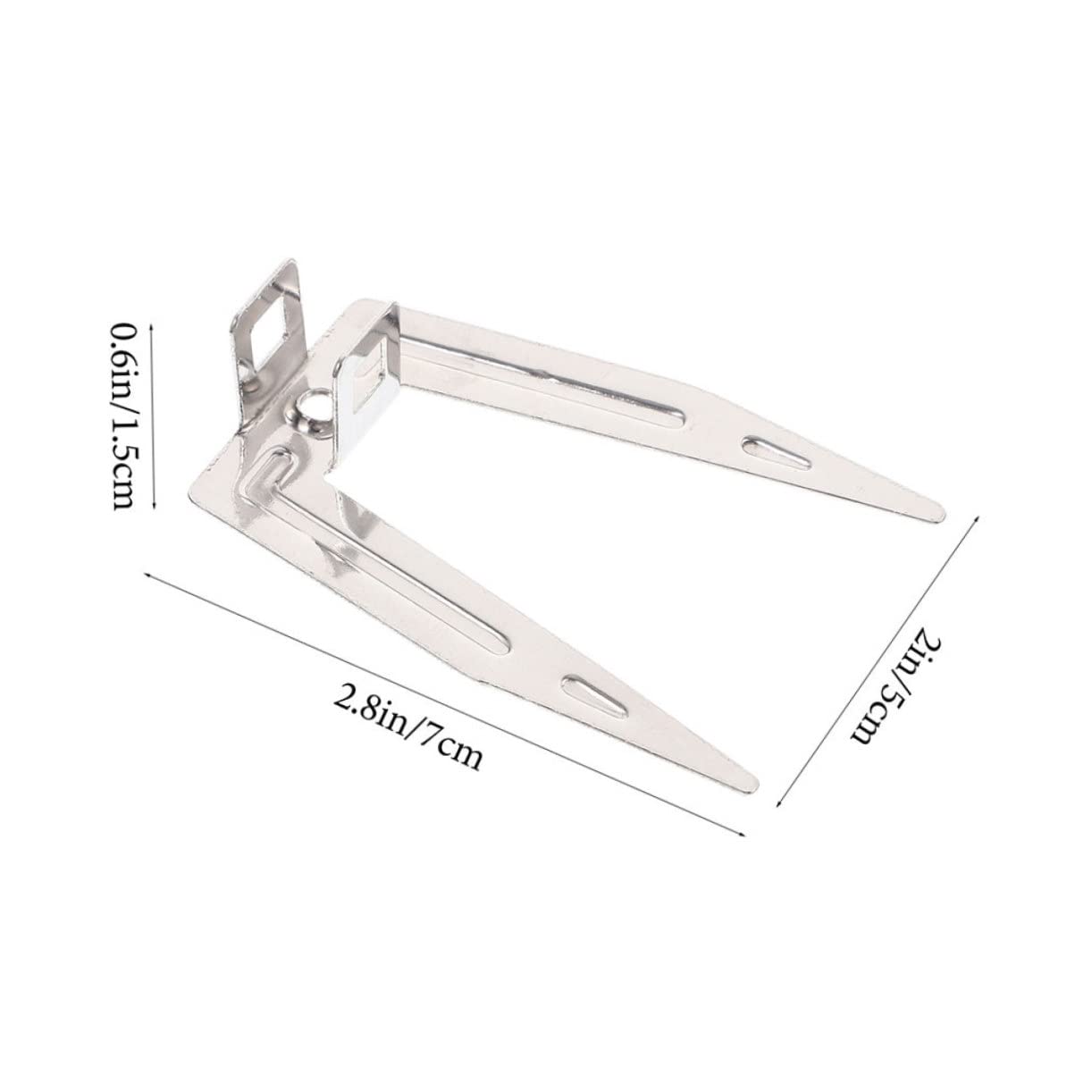 ABOOFAN Durability Safety 8pcs Stainless Steel Grill Forks Roast Chicken Forks Stability Bearing Capacity for Bbq Oven