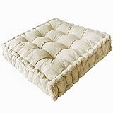 Verpert Floor Pillow 25x25 Inch,Square Meditation Cushion Floor Seating for Adults,Oversized Tufted