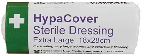 HypaCover Sterile Dressing Bandage - Medium 12 x 12 cm (Pack of 6)