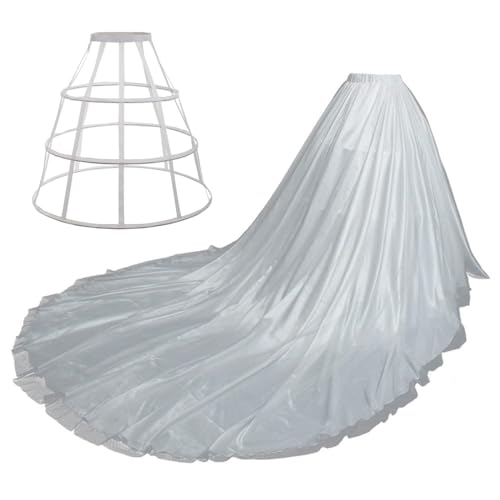 GRACEART Damen Lange Retro Maxi Tüll Rock...