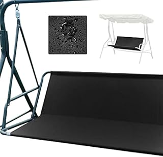 Replacement Swing Seat Cover Garden Swing Seat Cover Hammock, 600D Oxford UV Resistant Waterproof Swing Seat Furniture Cover,Foldable Chair Bench Cover for 2-3 Seater Outdoor Swing Chair(148*50*50cm)