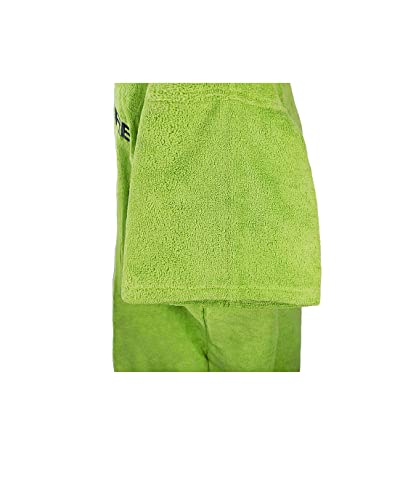 ATLANTIC SHORE | Surf Poncho | Badeponcho mit Kapuze aus 100% Baumwolle | Unisex | Basic für Erwachsene in Green | Long (ab 175 cm) - Image 4