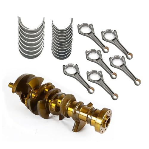 Image of Engine Crankshaft & Connecting Rods & Bearings Set Compatible For Jaguar Land Rover Discovery LR4 Range Rover 3.0L AJ126 V6 Supercharged
