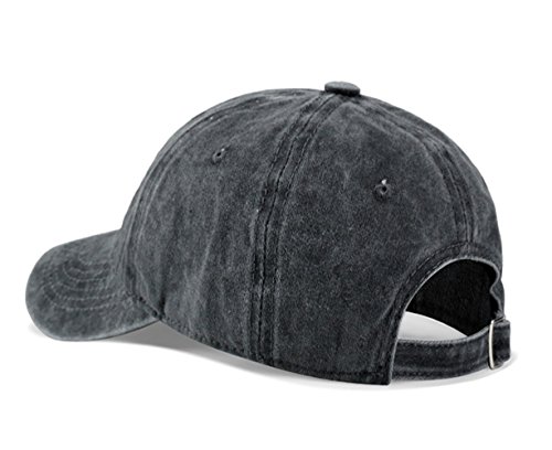 Unisex Dog Mom Vintage Jeans Adjustable Baseball Cap Cotton Denim Dad Hat Black #TOP1