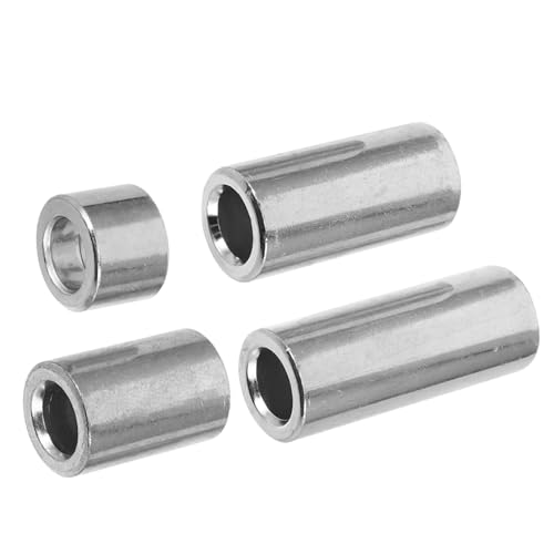 HOLIDYOYO 4Pcs Electric Vehicle Axle Bushing Iron Sleeve for Motorcycle Front and Rear Wheels Easy Installation Compatible with Various Applications