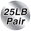 25lbs-Pair
