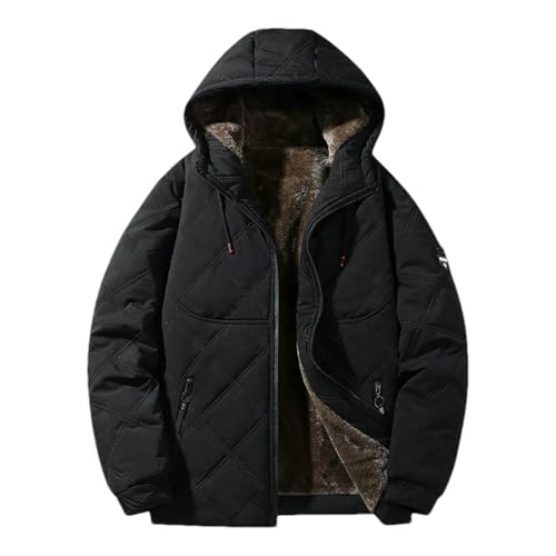 Chaqueta gruesa de hombre para el invierno con capucha