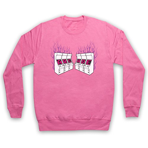 Sweat-shirt Arcade Fire vêtement retro gaming machine pull gamer adulte noir