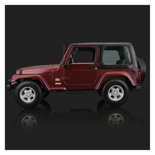 LIUSANG Model samochodu w skali 1:18 dla Wrangler Sahara Samochód odlewany ciśnieniowo ze stopu samochód terenowy Model samochodu Dekoracyjne pamiątki Nadaje się na wystawę