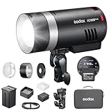 Godox AD300Pro AD300 Pro II AD300ProII 300Ws Outdoor Flash,One-tap Sync Links with X3/X3Pro Strobe Light Monolight, 12W Bi-Color Modeling Lamp(Godox AD300Pro Update)