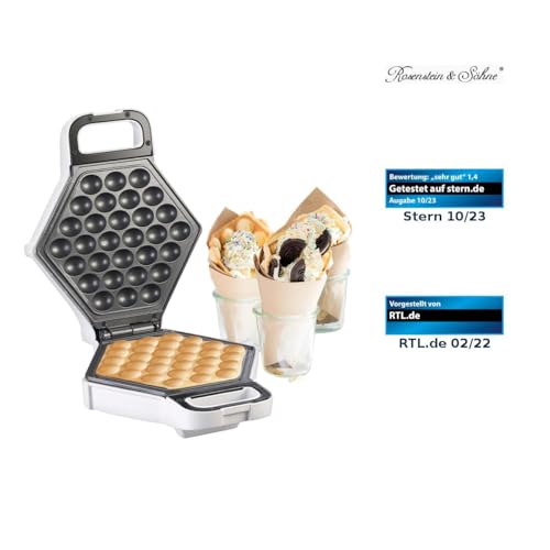 Bubble-Waffeleisen von Rosenstein & Söhne für Bubble Waffeln