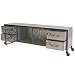 Tidyard Mesa para TV con 4 Ruedas Mueble TV Salón Mesa Televisión...